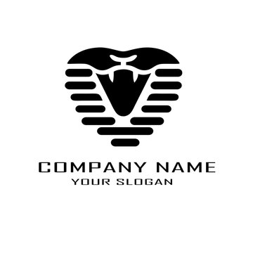 A modern vector snake logo with minimalist design, smooth curves, and clean lines. Ideal for branding, tech startups, wildlife themes, and bold visual identity.
