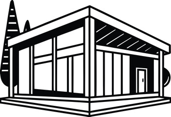 Naklejka premium Home Icon Set – House & Real Estate Vector Graphics