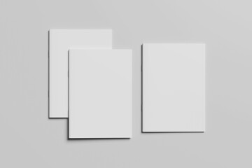 Blank magazine brochure for mockup - Illustration magazine brochure A4