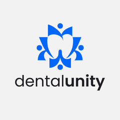 Dental Unity Logo for Dental Clinic or Oral Healthcare