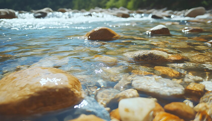 Gulf of Finland, coastal view. Beach landscape photo featuring green sedge
