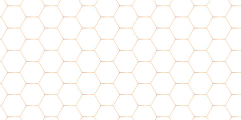 Minimal grid geometric abstract white emboss hexagons with hexagon wall polygonal pattern background vector. seamless bright white abstract honeycomb background.	
