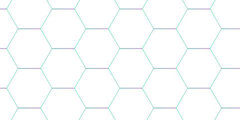 Minimal grid geometric abstract white emboss hexagons with hexagon wall polygonal pattern background vector. seamless bright white abstract honeycomb background.	
