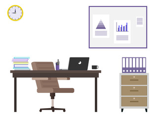 Set of various colorful business charts and graphs in modern flat design on a white background. Public School Education Flat Line Liquid Style Vector Icon Set.	
