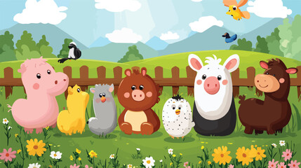  Cute Cartoon Animals for Children