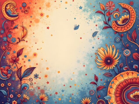 Abstract decorative background 2165