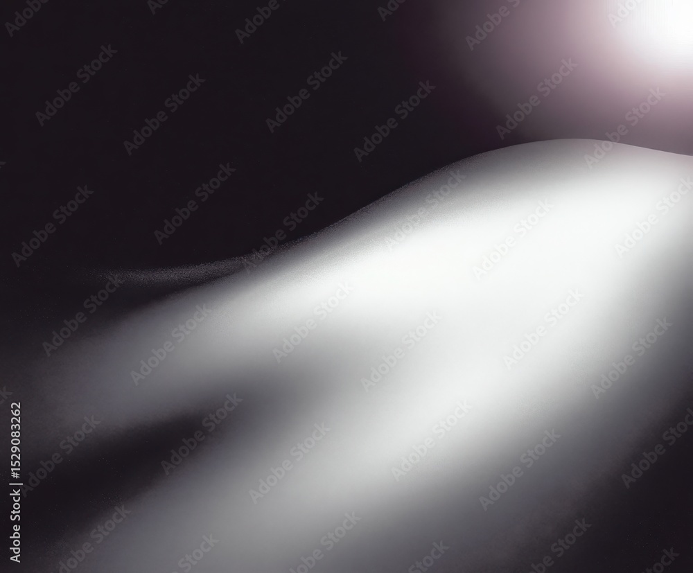 Aufkleber abstract minimalistic light and shadow composition with subtle curves