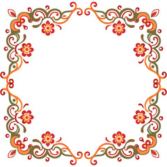 seamless vector pattern in geometric ornamental style