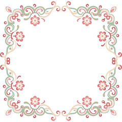 seamless vector pattern in geometric ornamental style