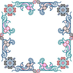 seamless vector pattern in geometric ornamental style