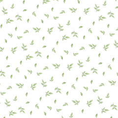 seamless pattern with Leaves 