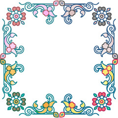 seamless vector pattern in geometric ornamental style