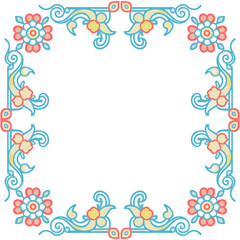 seamless vector pattern in geometric ornamental style