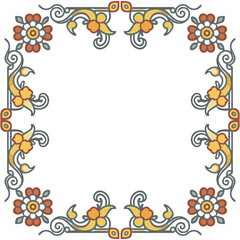 seamless vector pattern in geometric ornamental style