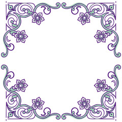 seamless vector pattern in geometric ornamental style