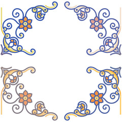 seamless vector pattern in geometric ornamental style