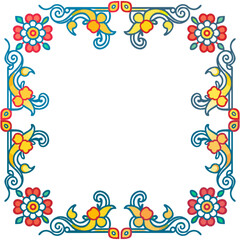 seamless vector pattern in geometric ornamental style