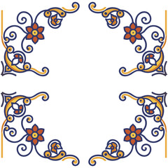 seamless vector pattern in geometric ornamental style