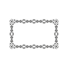 Eslimi Tazhib Iranian Art Design Text Box Floral Vector