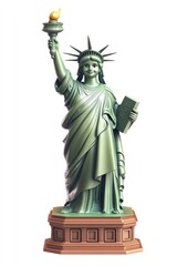Statue of liberty historical sculpture monument.