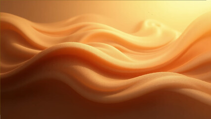 Abstract soft brown  and black gradient abstract background with flowing curves and grain texture.