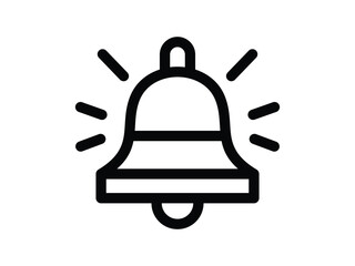 Bell Alert Icon Modern Vector Symbol
