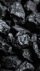 Close-up of a rough, dark asteroid surface