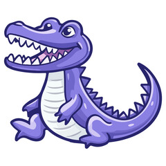 Fototapeta premium crocodile, reptile, vector, transparent background, creature, animal, isolated, nature, alligator, amphibian, wildlife, zoo