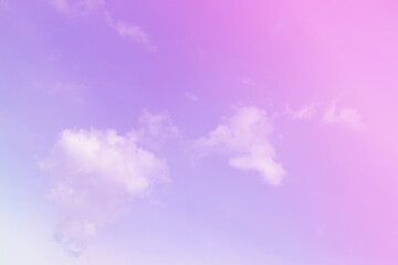 Naklejka premium Sky and clouds in pastel tones.