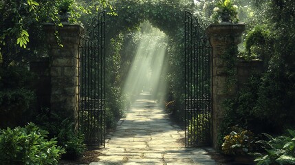 waterfall in the park