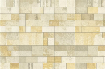 Ceramic tile background, full frame. Tiles of different shapes and sizes.