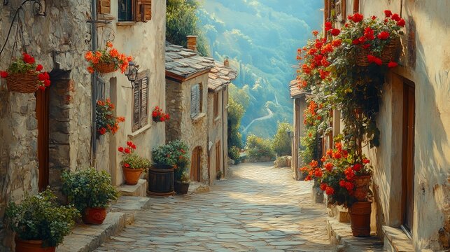 Fototapeta A picturesque travel destination.