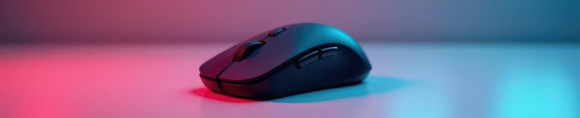 Compact wireless computer mouse, clean background ,  isolated object,  isolated