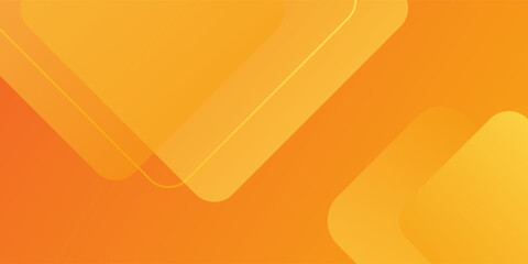 Abstract orange and yellow geometric background. Dynamic shapes composition. Cool background design for posters. Vector illustration