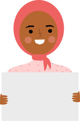 People holding banner 1