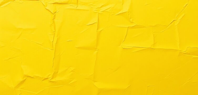 Wrinkled, aged yellow paper texture with creases and discoloration, weathered, letter