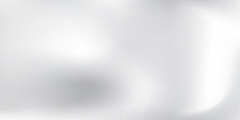 Vector silver foil abstract background with metal mirror texture. Chrome gradient surface with light like could modern abstract simple art