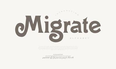 Playful retro serif with unique curls and vintage charm, perfect for posters, titles, and branding