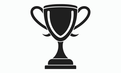Trophy cup icon, trophy cup black vector silhouettes, award cup, champion trophy Trophy cup silhouette  