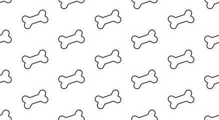 Bone seamless pattern. Dog Bone