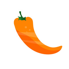 Yellow pepper - vector illustration, icon