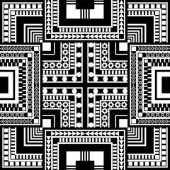Abstract ethnic geometric pattern design for background or Wallpaper.
