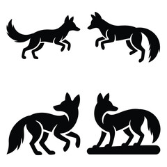 Silhouette collection showcasing various Fox