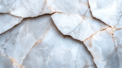 Fototapeta premium Beautiful white marble featuring delicate veining and natural imperfections, perfect for backgrounds, interior design, and architecture projects that need a refined touch.