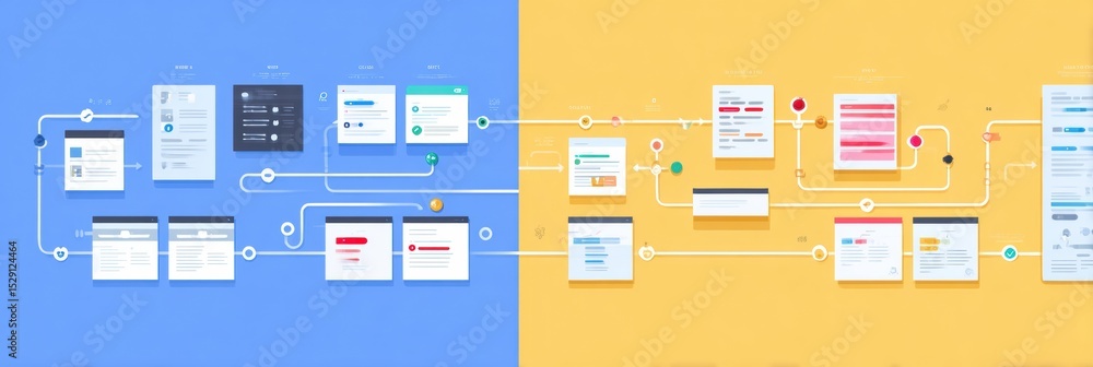 Poster Understanding the Difference Between Goals and Systems Through a Flat Workflow Design With Visuals and Comparisons