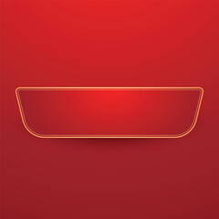 Happy Chinese new year 2026. Chinese new year banner for show product. Greeting card. China frame with lantern on red background.