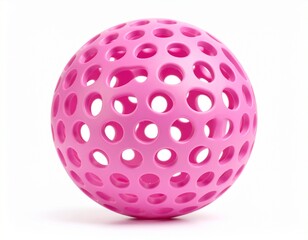 pink plastic ball