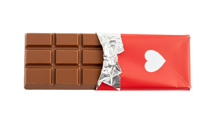 Isolated Chocolate Bar