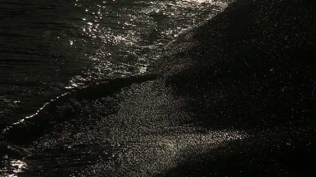 朝日の反射。光の覇者。踊る光。
