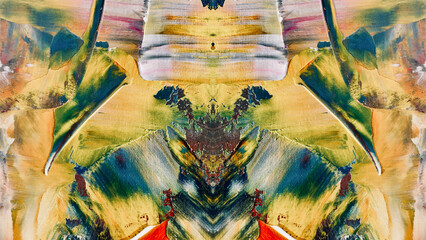 Abstract art background . Hand painting artwork on canvas .